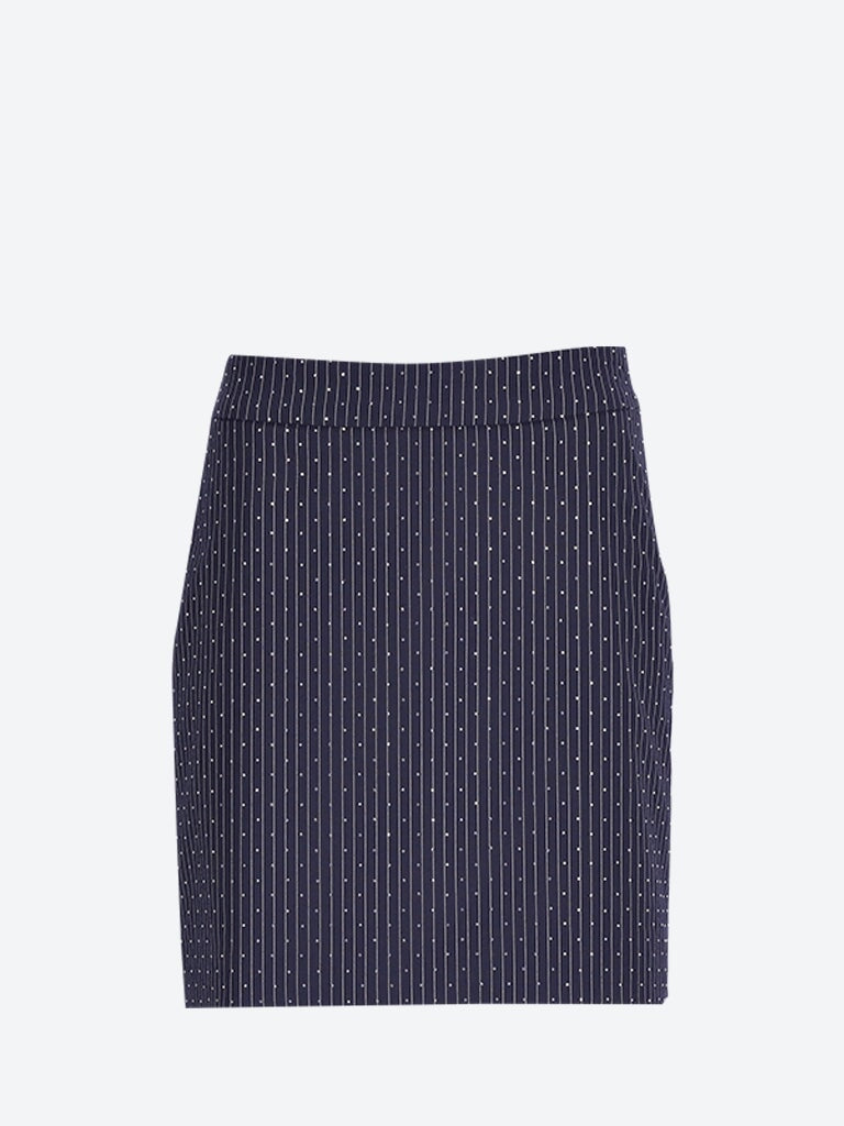 Faskia rhinestone mini skirt 1