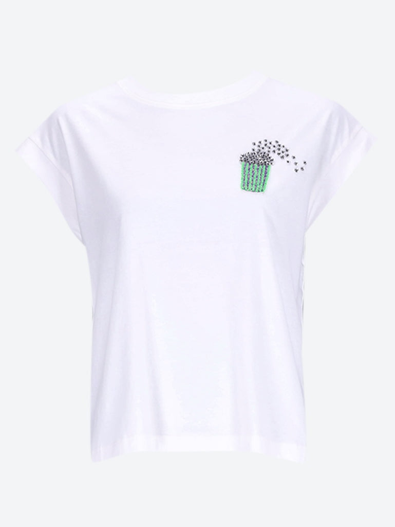 Faustina embroidered t-shirt 1