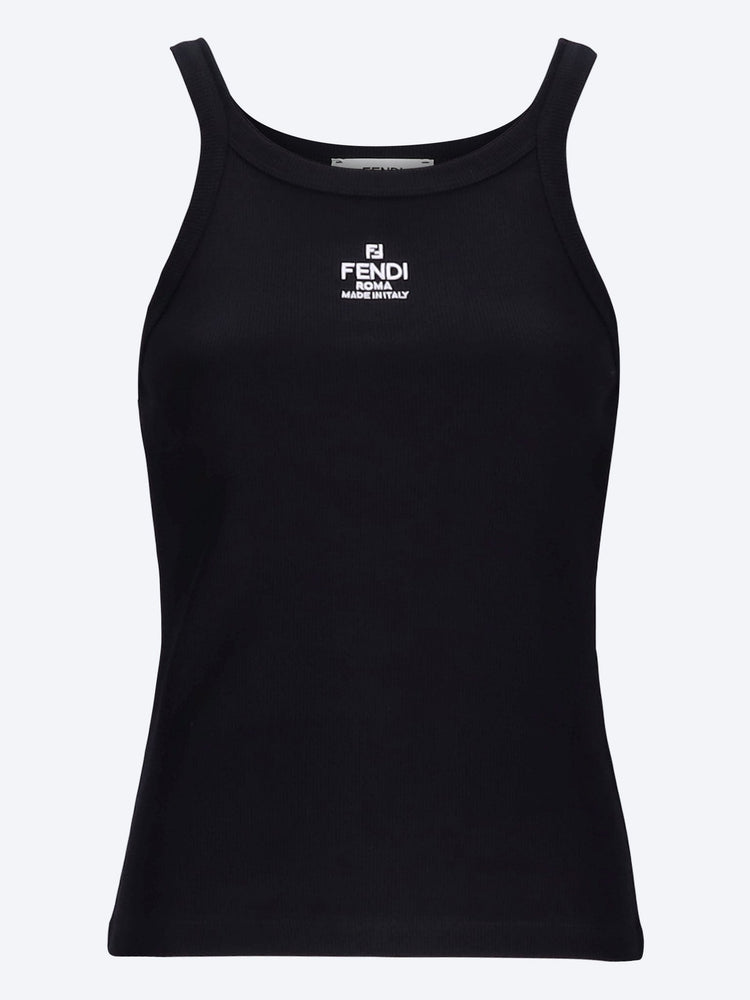 Fendi ribbed cotton top 1
