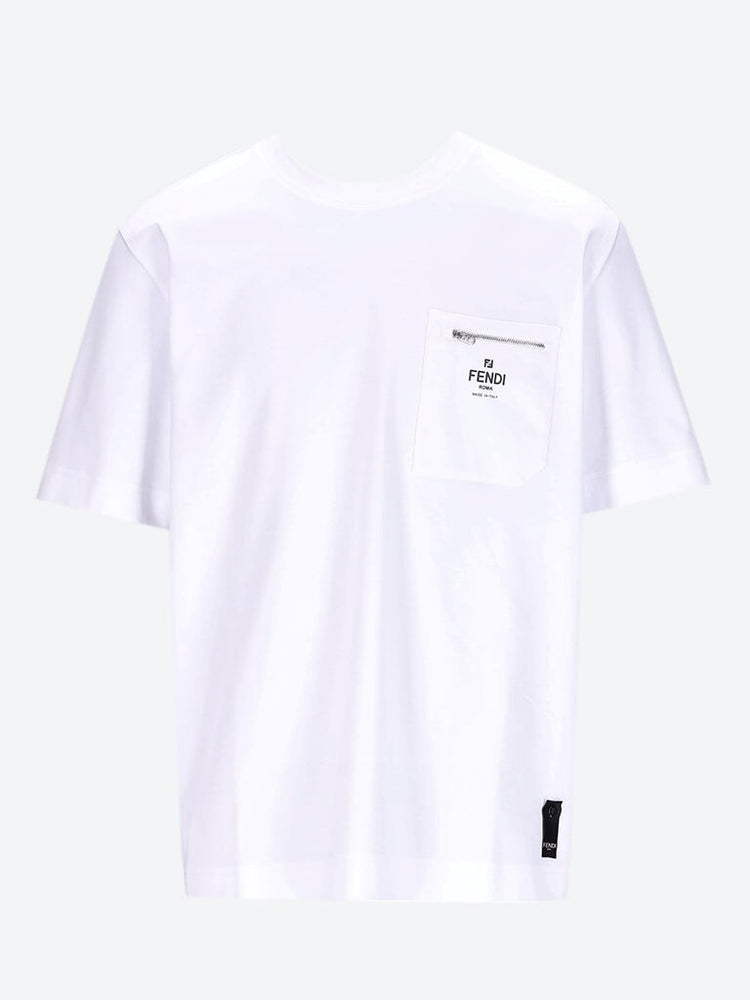 Fendi roma white t shirt hotsell