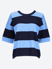 Fire striped knitted t-shirt ref: