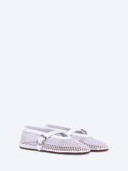 Ballerinas aus Netz-Kalbslackleder ref: