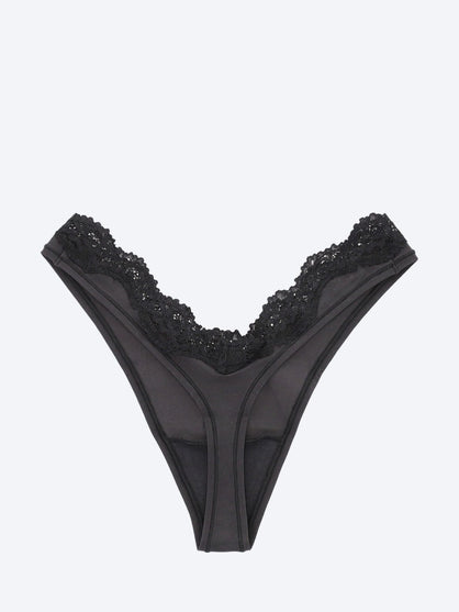 Fits everybody lace dipped thong