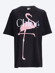 Flamingo print short sleeve t-shirt ref: