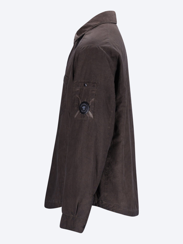 Flatt nylon padded zipped overshirt 2