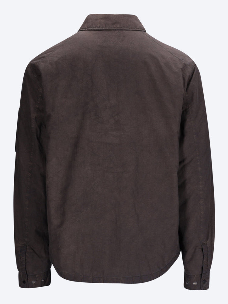 Flatt nylon padded zipped overshirt 3