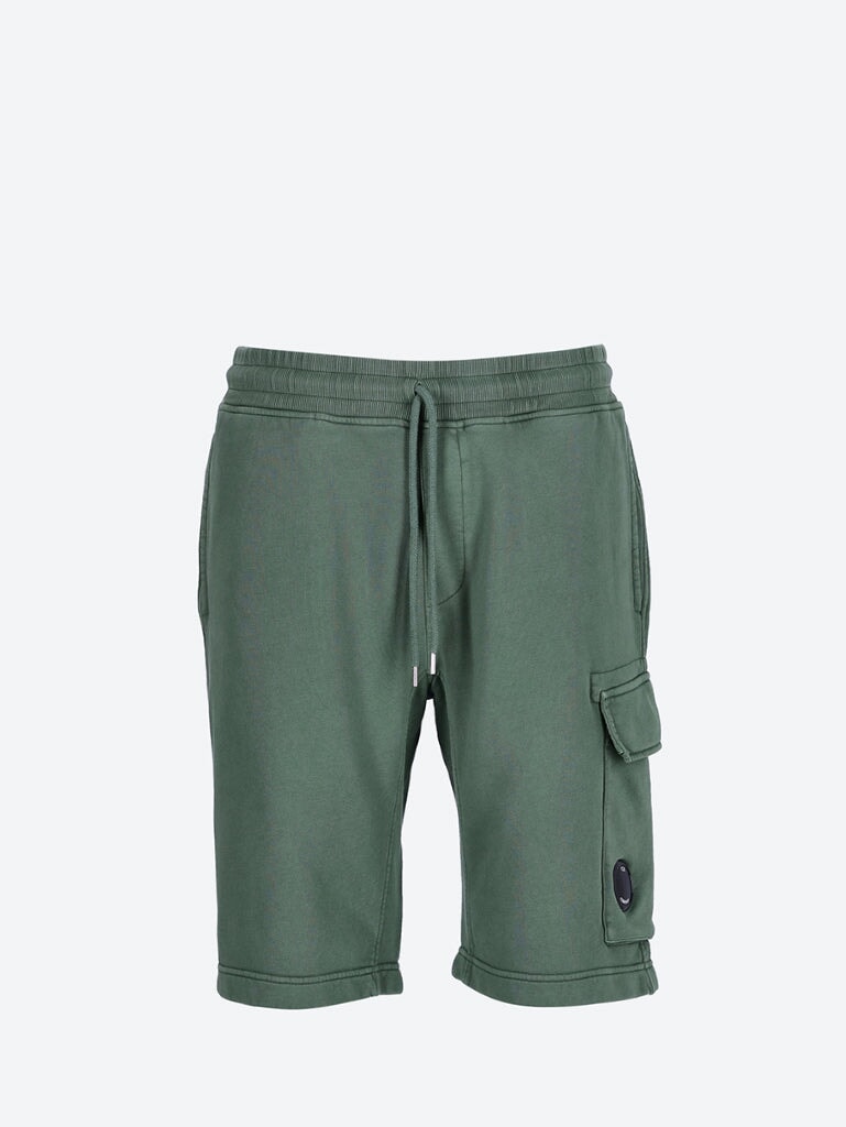 Fleece cargo shorts 1