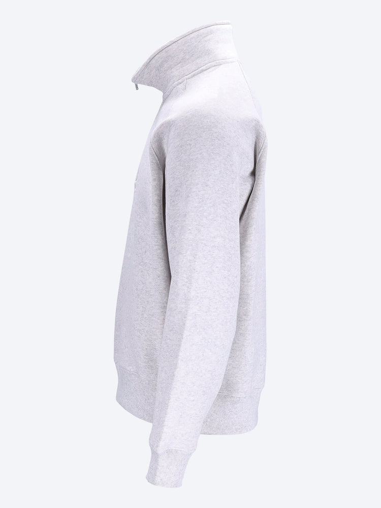 Fleece raglan zip mock sweatshirt 2