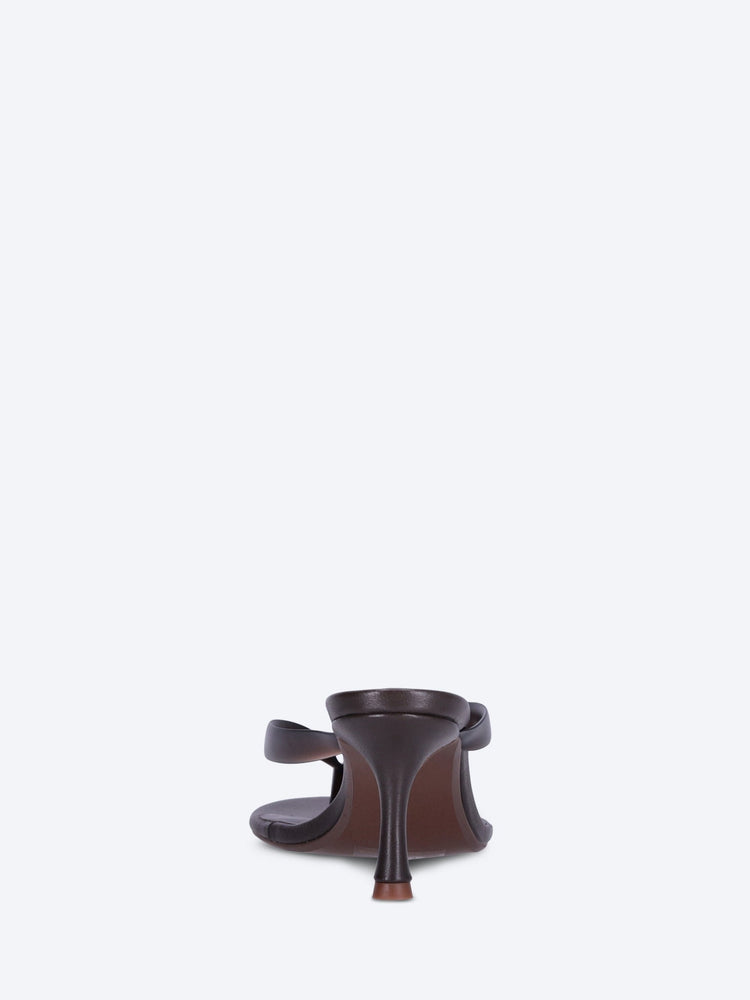 Flowe leather slip-on heeled thong sandals 5
