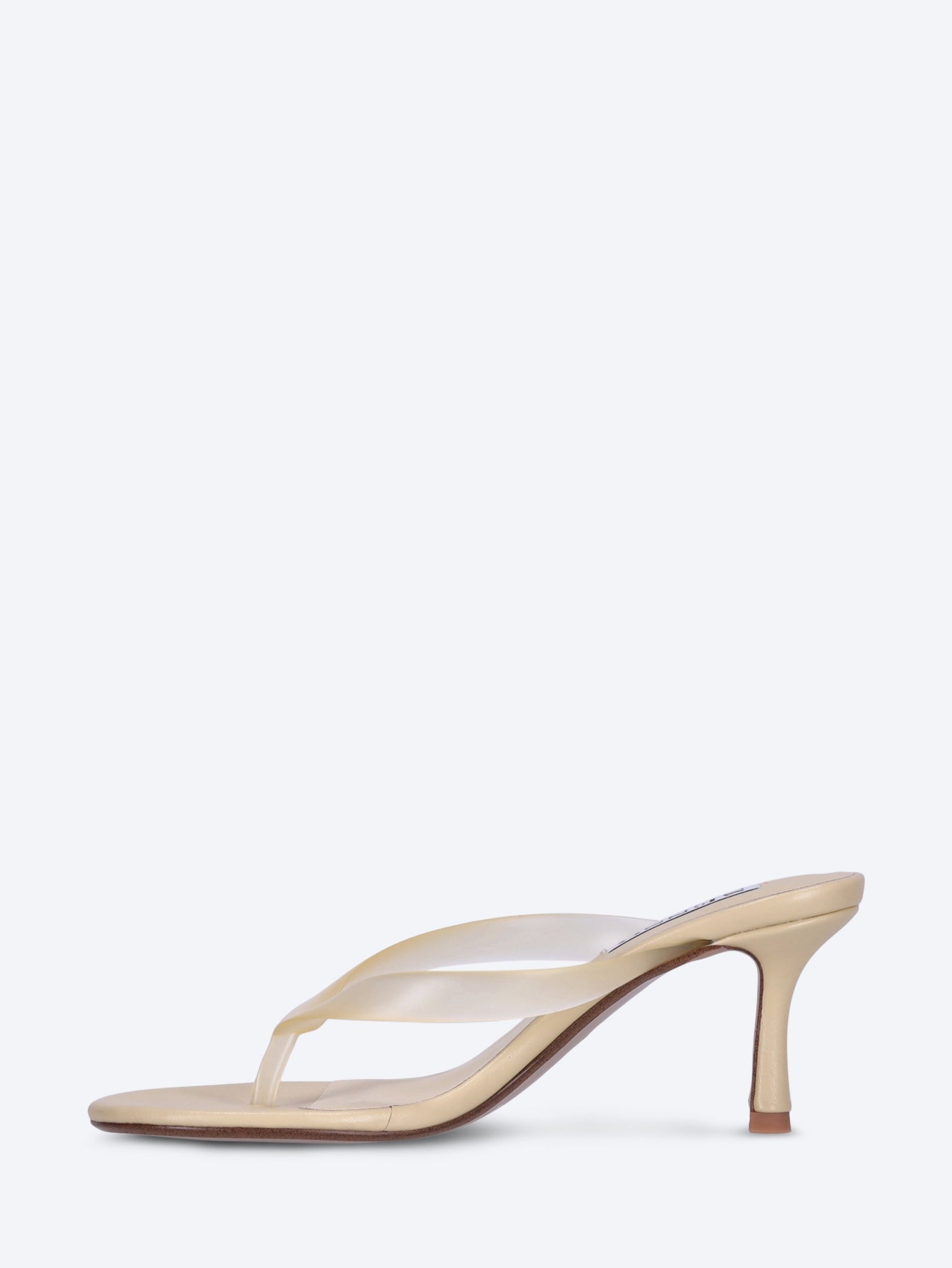 Flowe leather slip-on heeled thong sandals 4