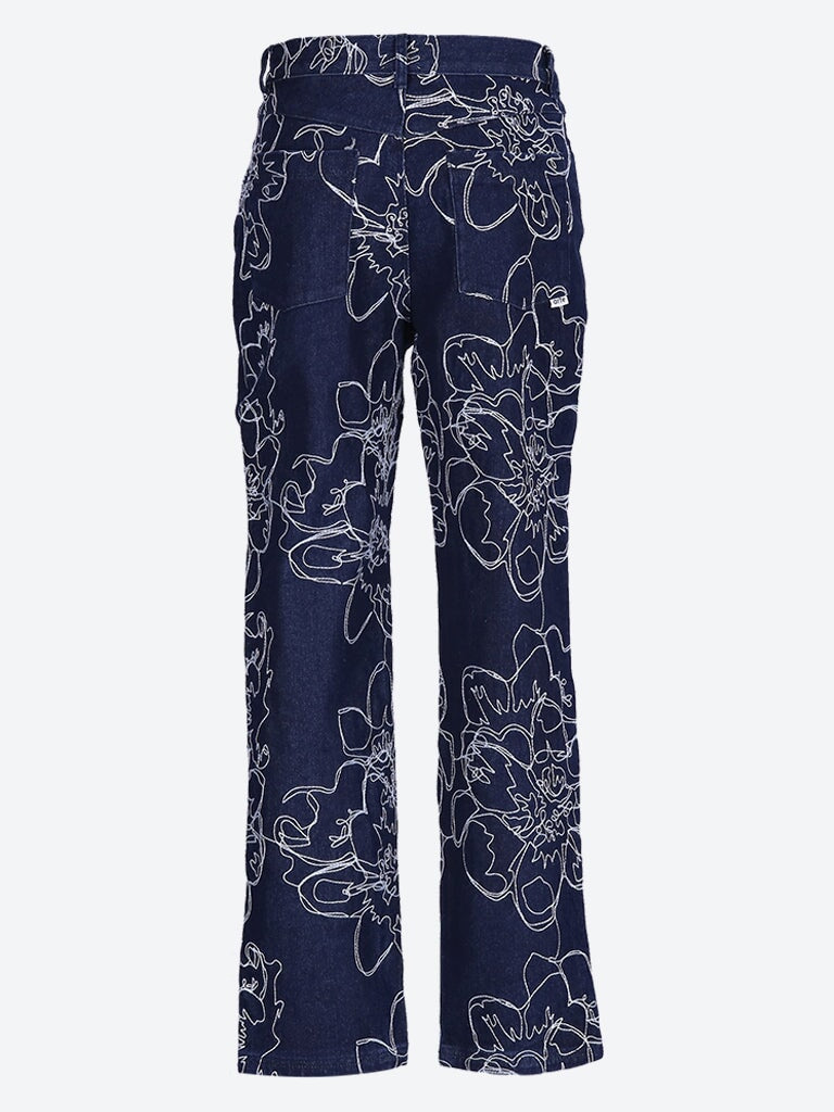 Pantalon de point de fleur 3