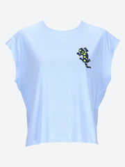 Fountain embroidered t-shirt ref: