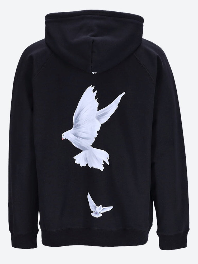Freedom dove hooded sweater in blac 3