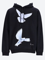 Freedom dove hooded sweater in blac ref: