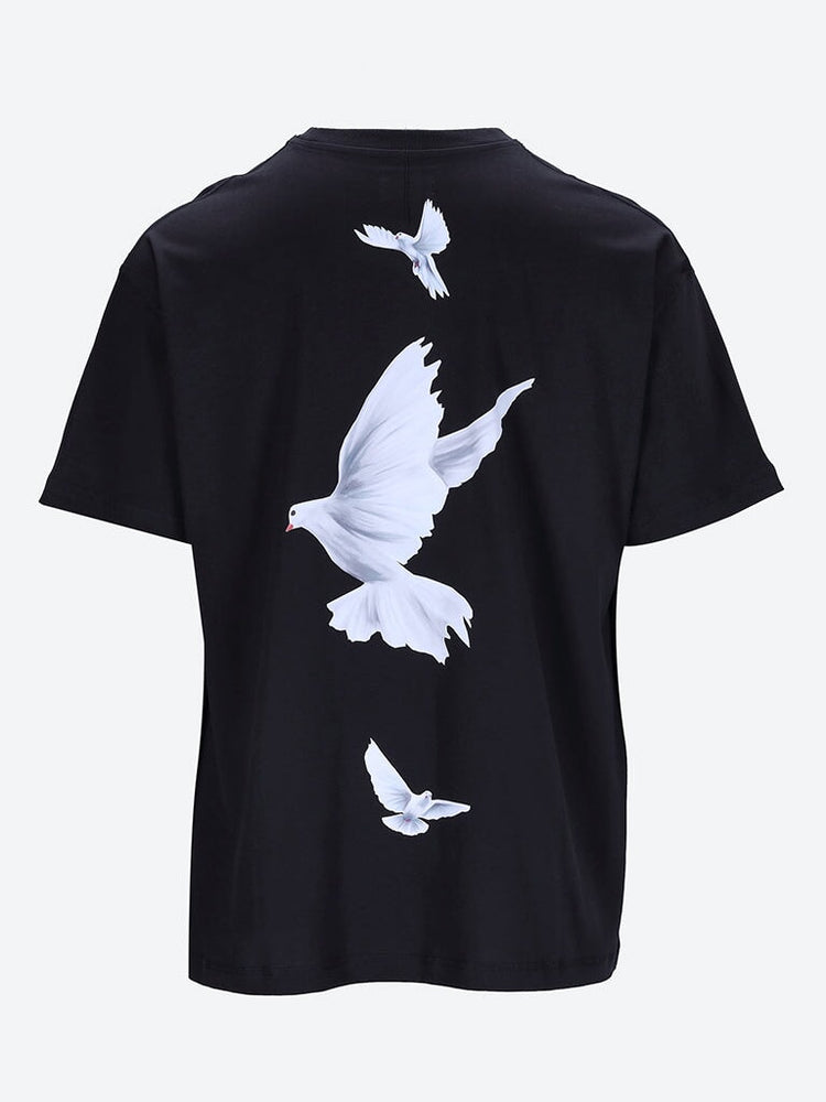 Freedom dove t-shirt in black 2