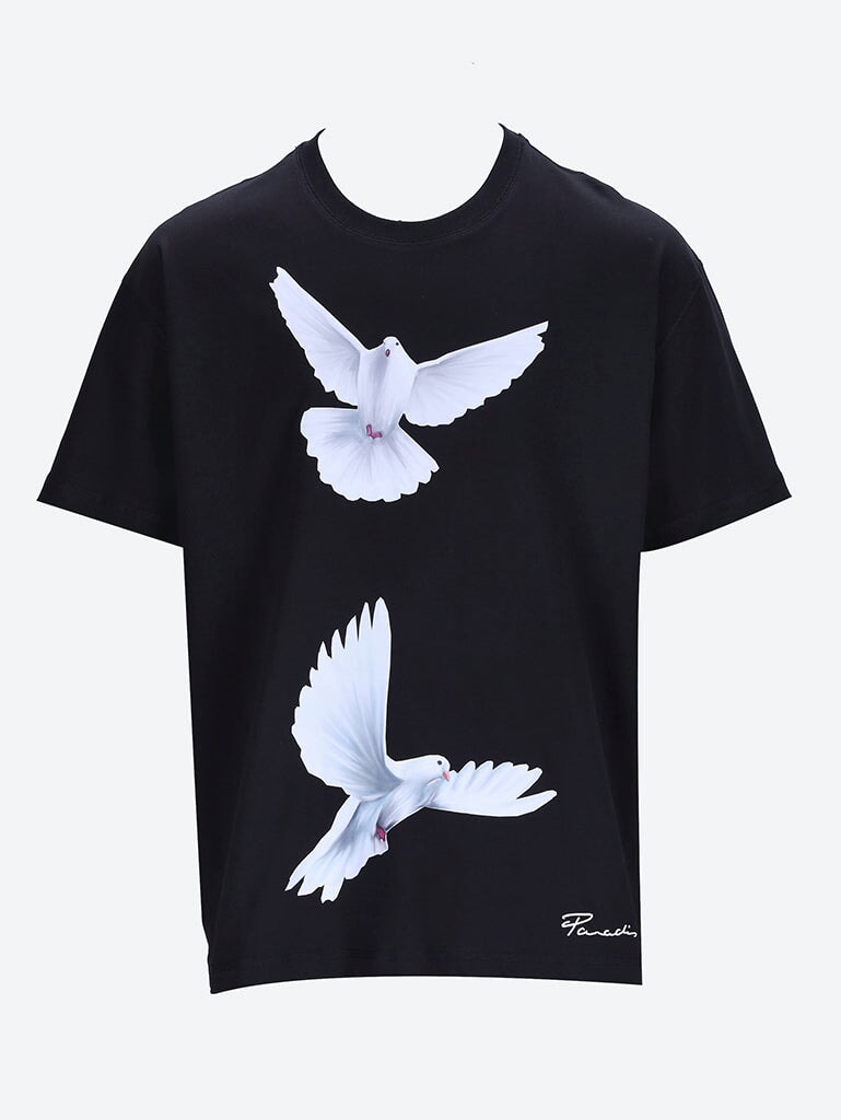 Freedom dove t-shirt in black 1