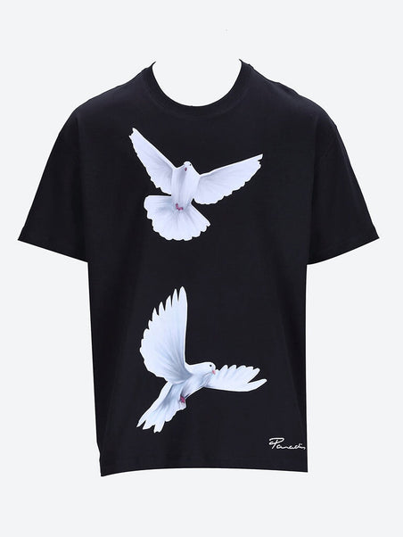 Freedom dove t-shirt in black