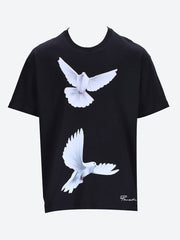 T-shirt Freedom Dove en noir ref: