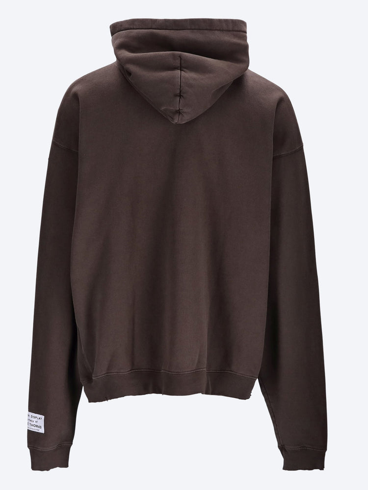 French logo painted hoodie 3