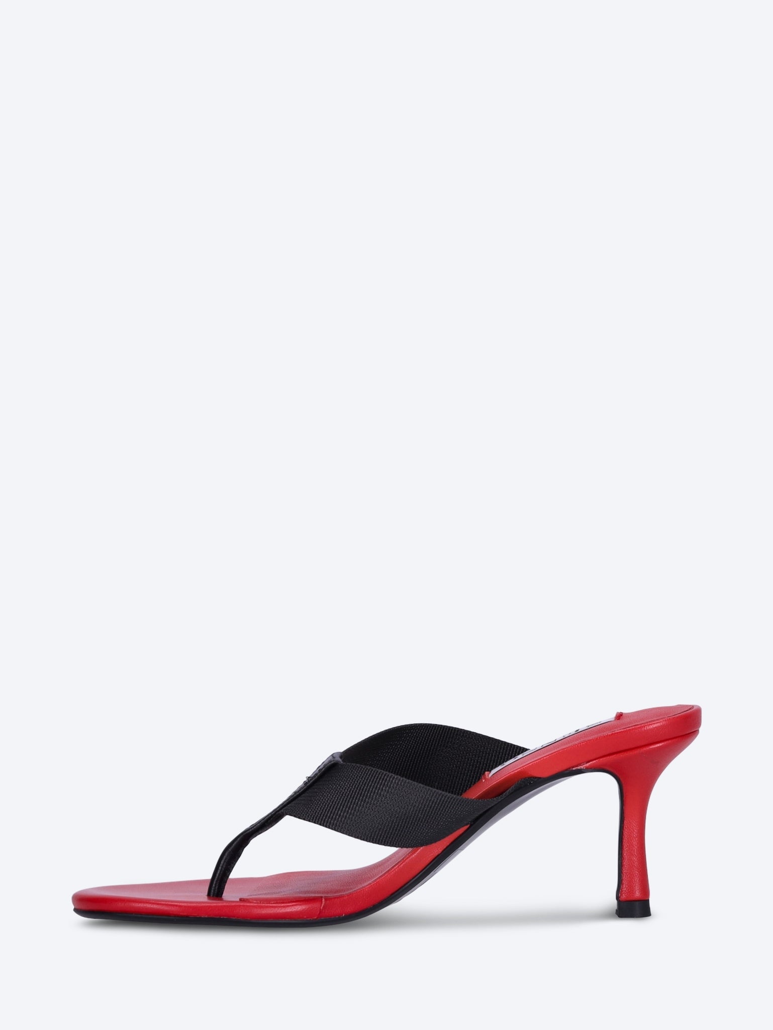 Frida leather heeled thong sandals 4