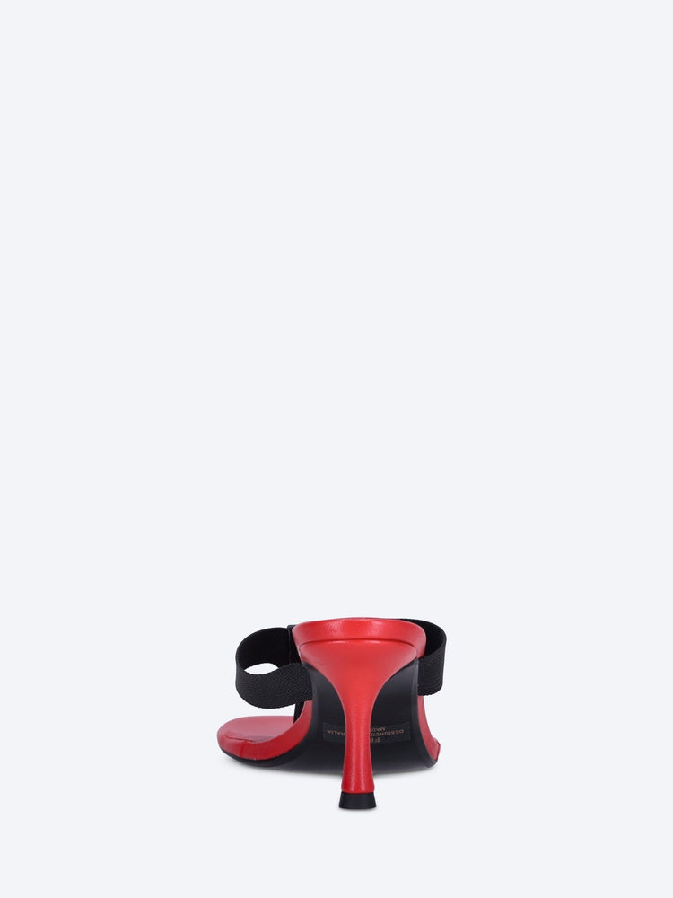 Frida leather heeled thong sandals 5