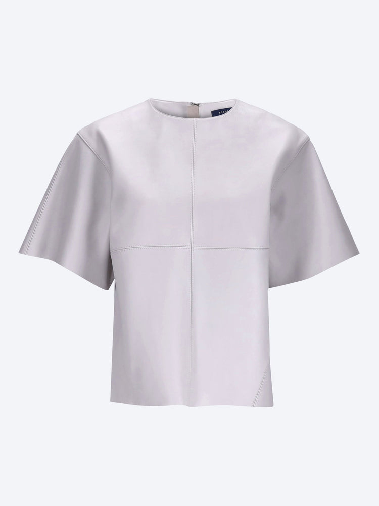 Frieda leather blouse 1