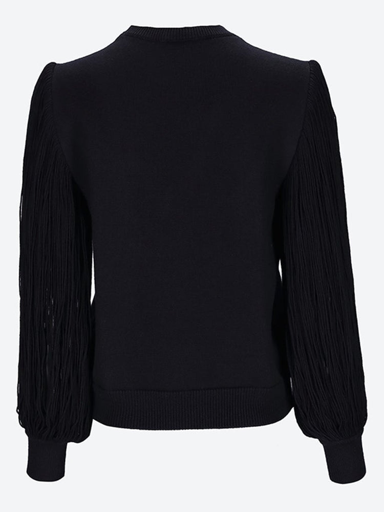 Fringes crewneck sweater 3