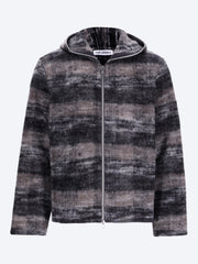 Kapuzenpullover mit durchgehendem Reißverschluss ref: