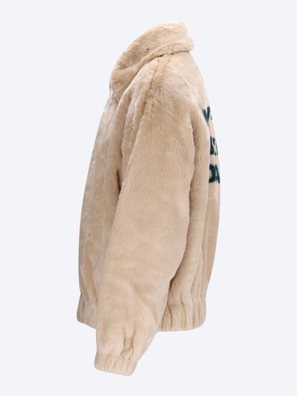 Fur felt jacket