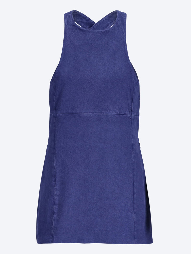 Gabardine-Minikleid 1