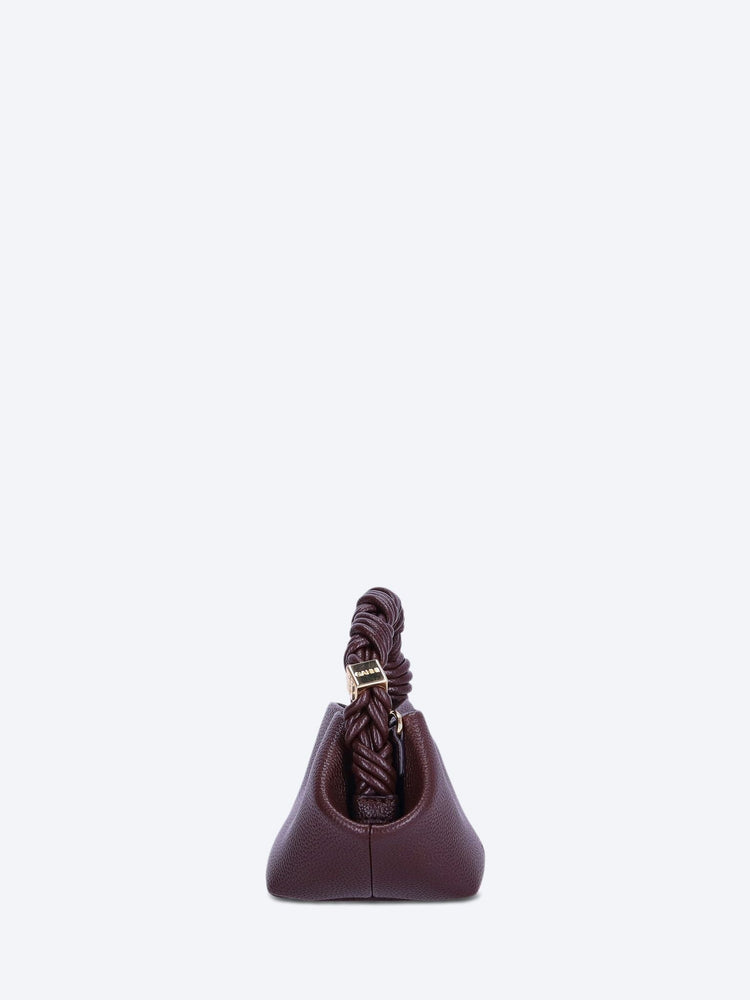 Ganni Bou Bag Mini-Handtasche aus genarbtem Leder 3