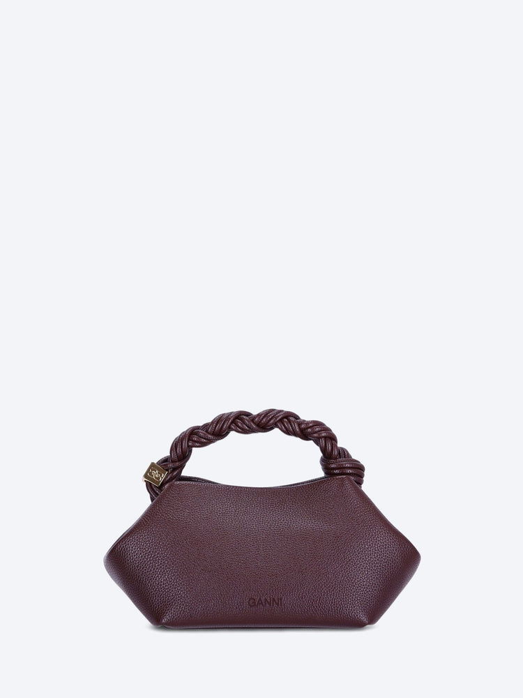 Ganni bou bag small grained handbag 4
