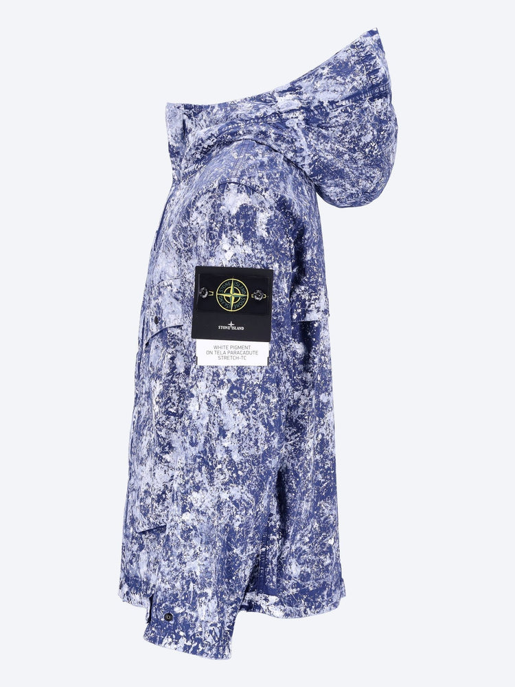 Garment dyed short parka 2