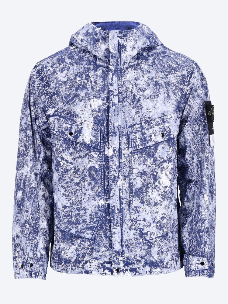 Garment dyed short parka 1