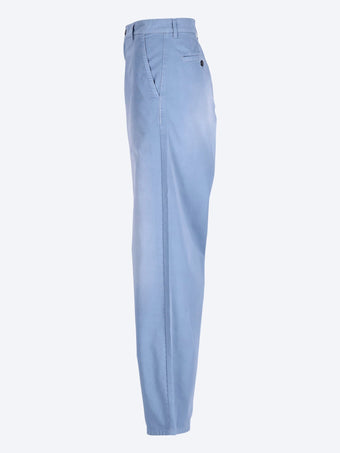 Garment-dyed twill pants