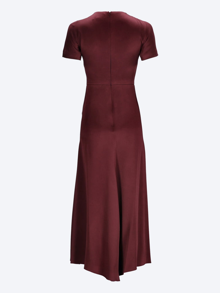 Gathered detail t-shirt midi dress 3