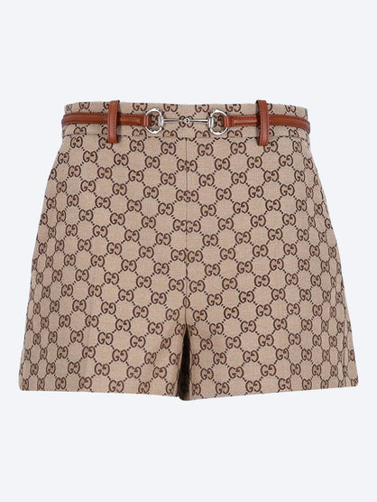 Shorts de canvas GG