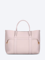 Ghiera shopper grained leather tote bag ref: