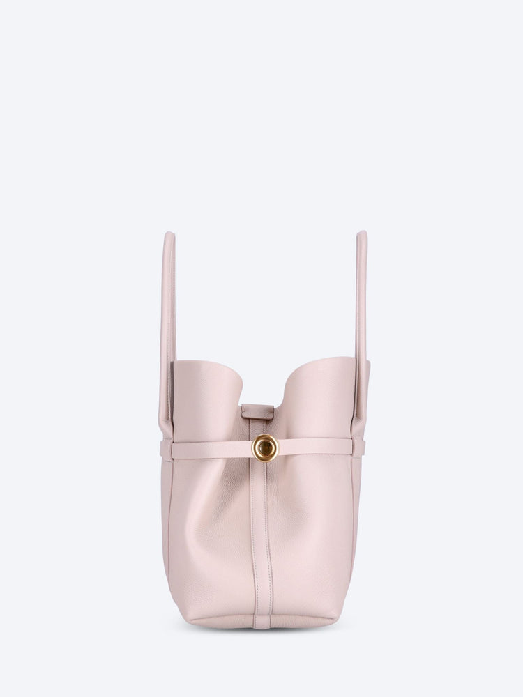 Ghiera shopper grained leather tote bag 3