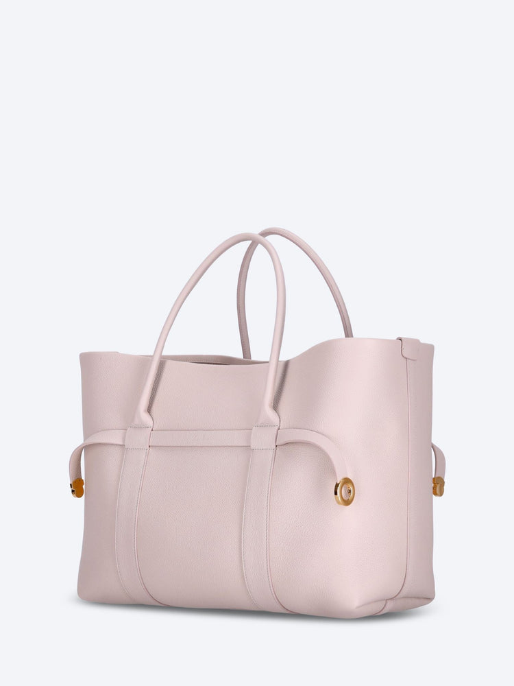 Ghiera shopper grained leather tote bag 2