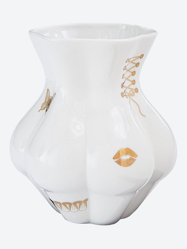 GILDED KIKI S DERRIERE VASE WHITE 1