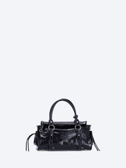Glossy leather handbag ref: