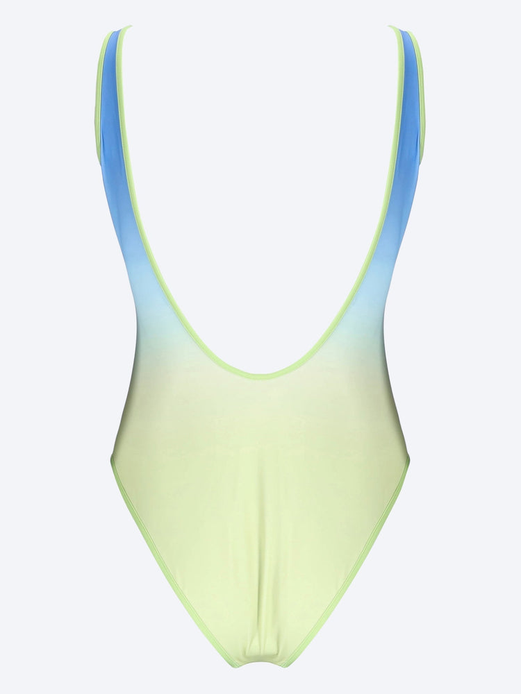 Gradient printed swimsuit 2