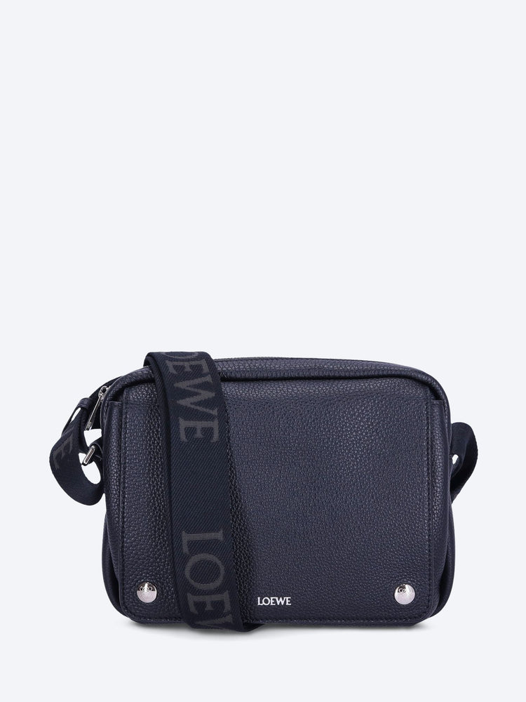 Sac porté épaule Pebble Messenger Medium en cuir grainé 1