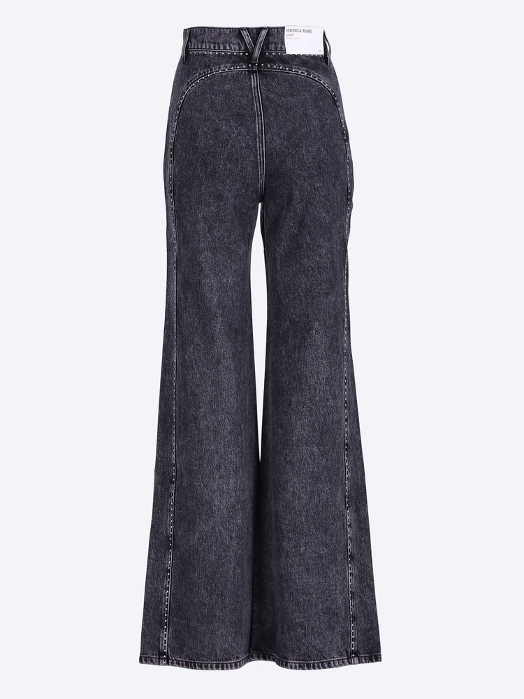 Grant-Jeans mit hohem Bund und weitem Bein 3
