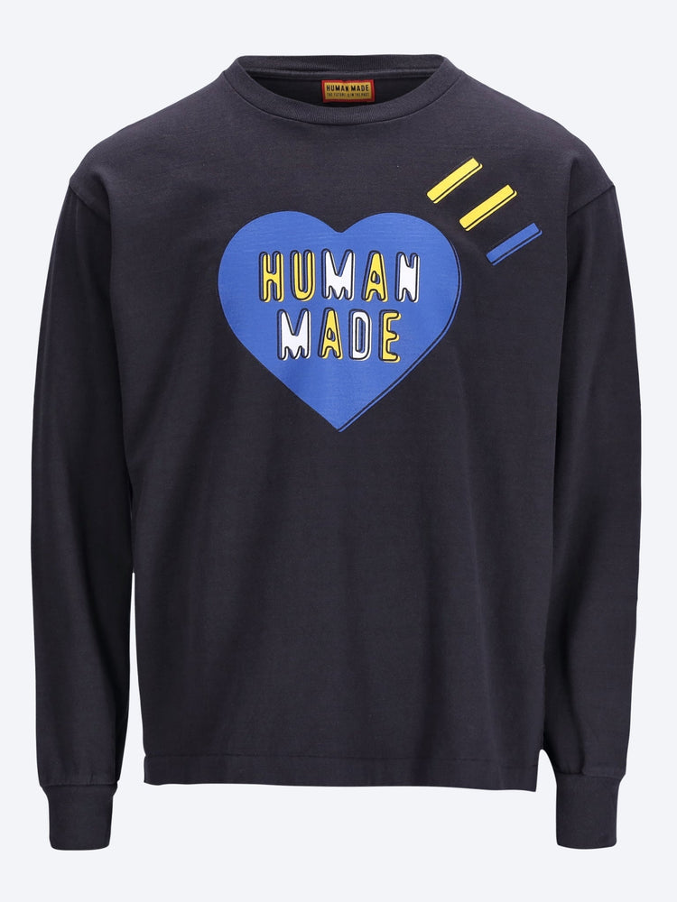 Grafisches Langarm-T-Shirt 1