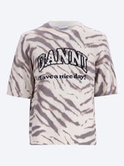 Graphic wool printed t-shirt ref: