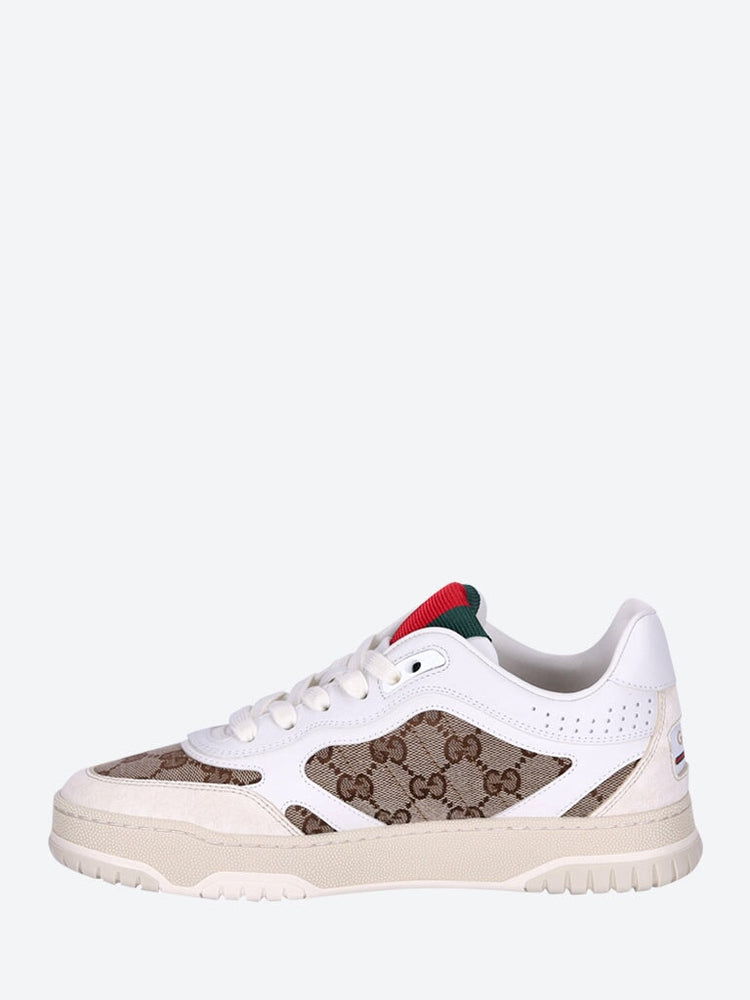 Gucci re-web leather sneakers 4