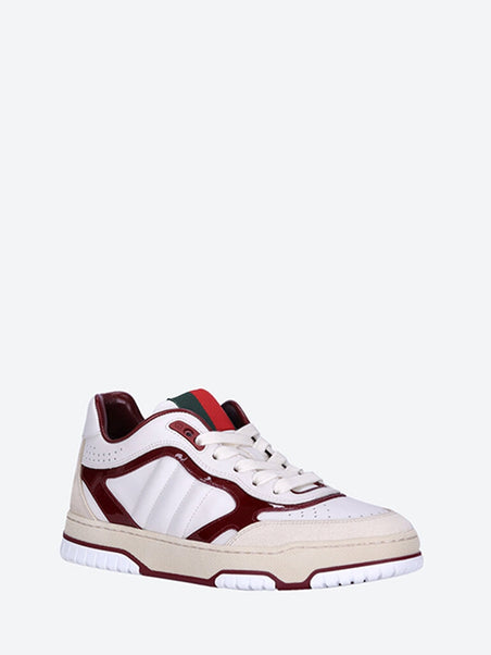 Gucci re-web leather sneakers