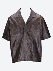 Gusa leather camp shirt ref: